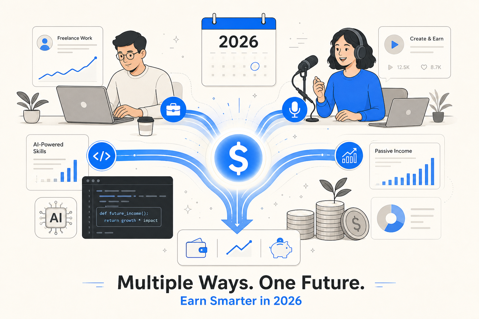 How to Make Money in 2026: 5 Realistic Income Paths (With Numbers)